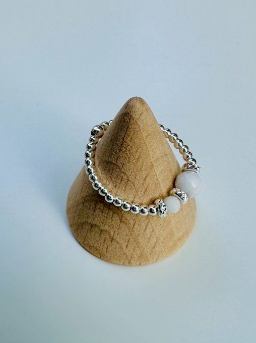 Bague Howlite